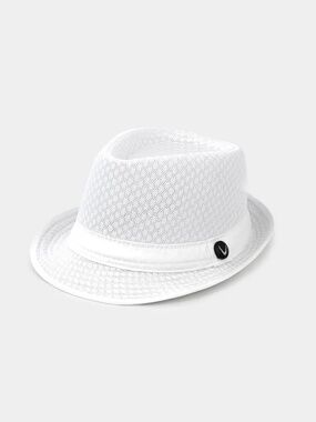 NWT Black Horn Light Weight Classic Soft Summer Cool Mesh Fedora